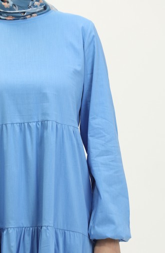 فستان قطن تيري  1994-01 أزرق 1994-01