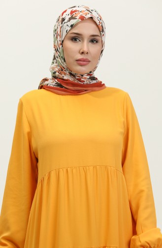 Terikoton Elbise 1994-03 Sarı