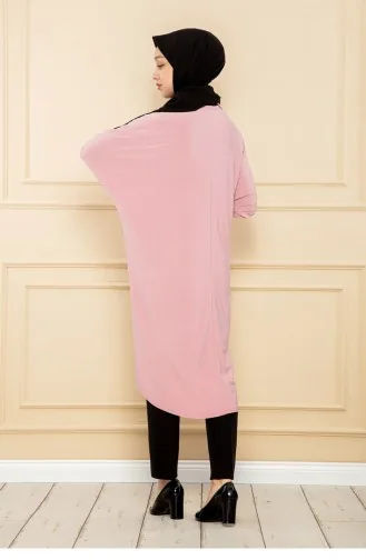 Bat Sleeve Loose Tunic Powder 2044MG.PDR