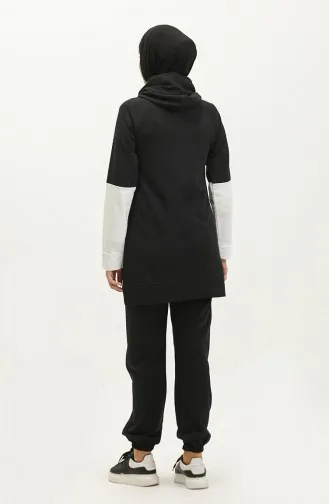 طقم رياضي ثنائي 23060-01 أسود 23060-01
