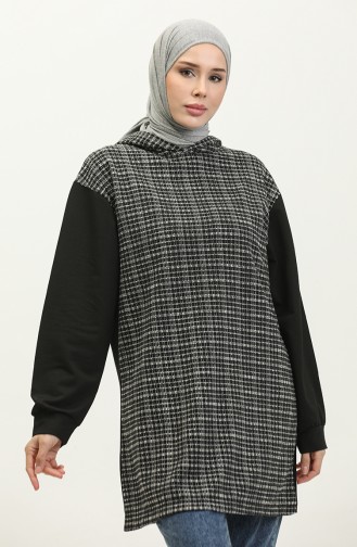 Kapuzenpullover 23068-01 Schwarz 23068-01