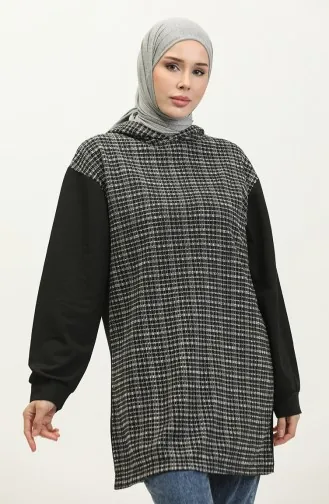 Sweat à Capuche 23068-01 Noir 23068-01