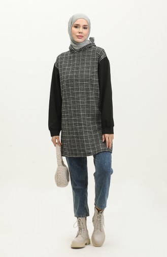 Kapuzenpullover 23068-01 Schwarz 23068-01
