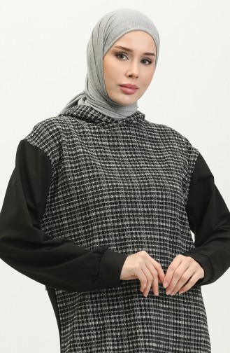 Kapuzenpullover 23068-01 Schwarz 23068-01