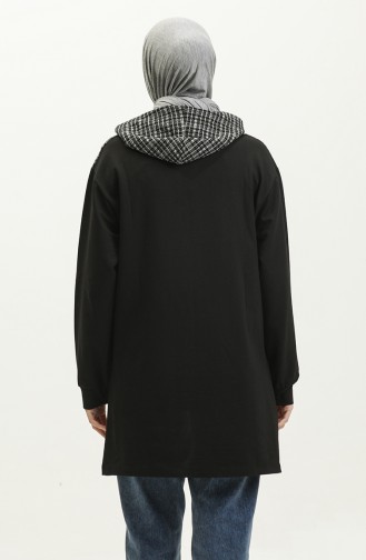Kapuzenpullover 23068-01 Schwarz 23068-01