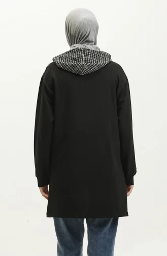 Sweat à Capuche 23068-01 Noir 23068-01