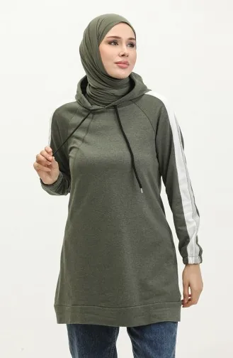 Sweat A Capuche 23075-03 Khaki 23075-03
