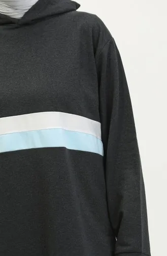 Kapuzenpullover 23077-02 Anthrazitblau 23077-02