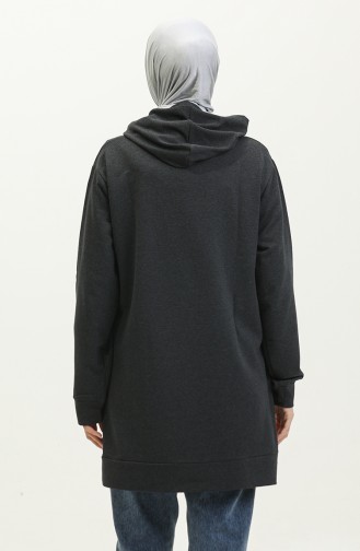 Sweat A Capuche 23077-02 Bleu Anthracite 23077-02