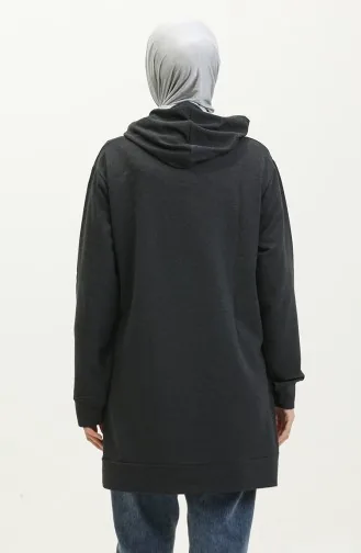 Kapuzenpullover 23077-02 Anthrazitblau 23077-02