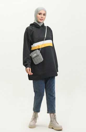 Sweat A Capuche 23077-03 Or Anthracite 23077-03