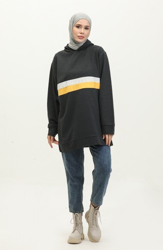 Sweat A Capuche 23077-03 Or Anthracite 23077-03