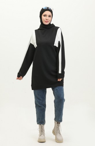 Kapuzenpullover 23080-01 Schwarz 23080-01