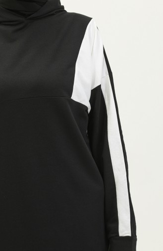 Kapuzenpullover 23080-01 Schwarz 23080-01