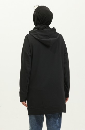 Kapuzenpullover 23080-01 Schwarz 23080-01