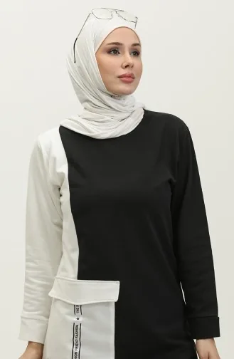 طقم رياضي ثنائي 23087-03 أسود 23087-03