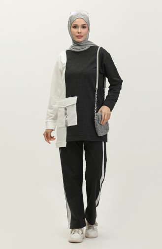 Two Piece Tracksuit Set 23087-04 Anthracite 23087-04