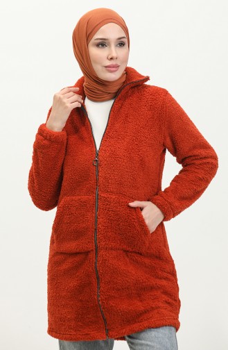 Plüsch-Cardigan Mit Reißverschluss 54004-01 Kachel 54004-01