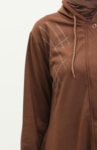 Cape Détail Pierre Femme 6504-01 Marron 6504-01