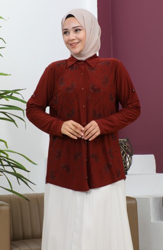 Plus Size Stone Sandy Shirt 3600-02 Tile 3600-02