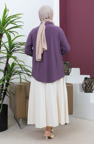 Plus Size Stone Sandy Shirt 3600-09 Lilac 3600-09