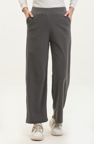 Velvet wide Leg Trousers 77602-05 Gray 77602-05