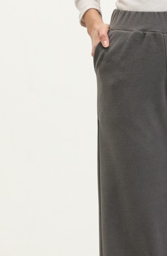 Velvet wide Leg Trousers 77602-05 Gray 77602-05