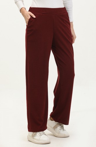 Corduroy Trousers 77604-02 Claret Red 77604-02