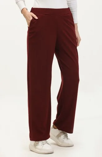 Pantalon Velours Côtelé 77604-02 Rouge Claret 77604-02