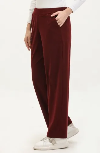 Pantalon Velours Côtelé 77604-02 Rouge Claret 77604-02