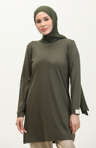 Viscose Tunic 9070-01 Khaki 9070-01