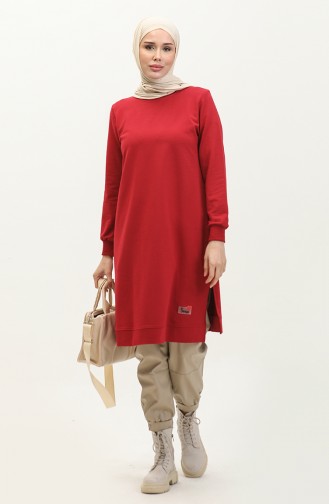 Two Thread Sports Tunic 9104-01 Claret Red 9104-01
