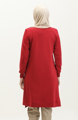 Two Thread Sports Tunic 9104-01 Claret Red 9104-01