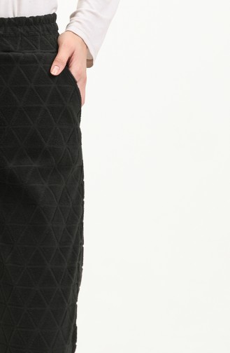 Patterned Sweatpants 20008-01 Black 20008-01