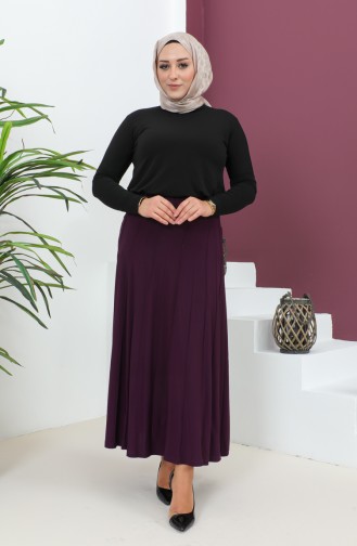 Plus Size Sandy Çımalı Rock 1745-04 Lila 1745-04