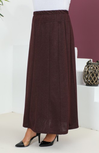 Plus Size Camisole Skirt 4271-02 Brown 4271-02