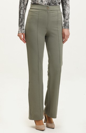 Cıma Detailed Classic Trousers 10012-03 Khaki 10012-03