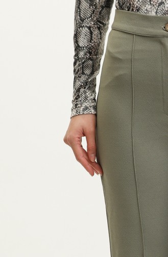 Cıma Detailed Classic Trousers 10012-03 Khaki 10012-03