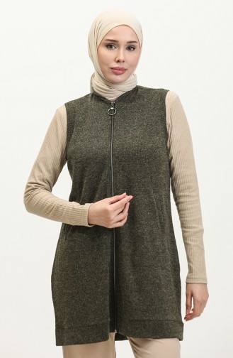 Gilet A Fermeture 5090-01 Khaki 5090-01