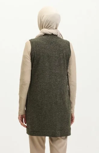Weste Mit Reißverschluss 5090-01 Khaki 5090-01