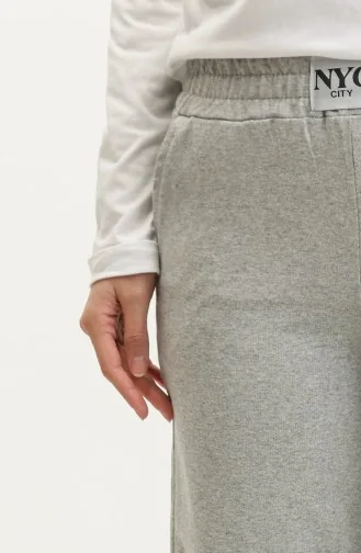 Elastische Jogginghose Mit Taschen 20010-01 Grau 20010-01