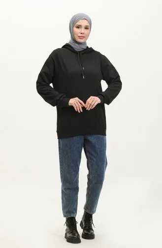 Kapuzenpullover 20013-02 Schwarz 20013-02