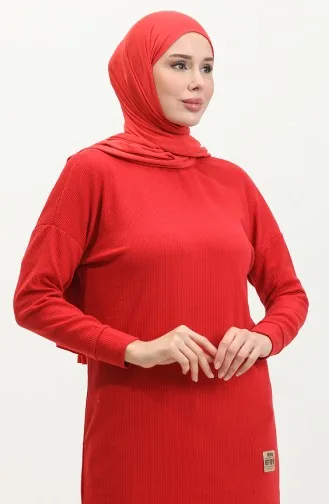 Tunika Mit Camisole-Schlitz 20001-02 Weinrot 20001-02