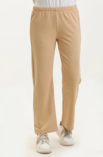 Joggingbroek Met Elastische Taille 23095-02 Beige 23095-02