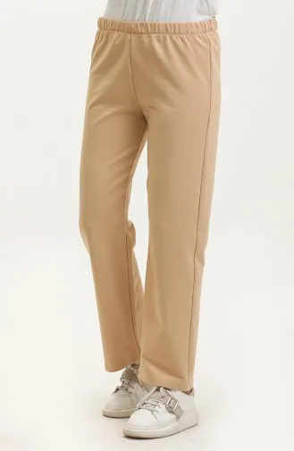 Joggingbroek Met Elastische Taille 23095-02 Beige 23095-02