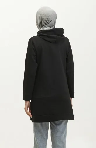 Kapuzenpullover 23081-01 Schwarz 23081-01