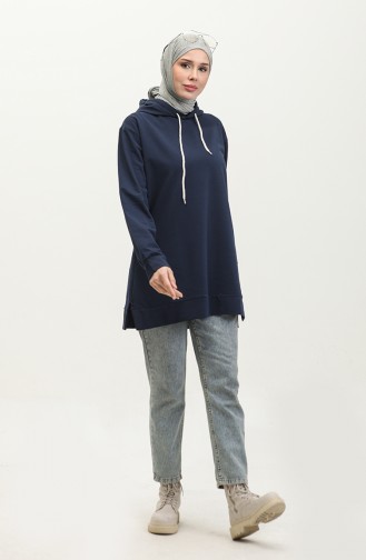 Sweat A Capuche 23081-02 Indigo 23081-02