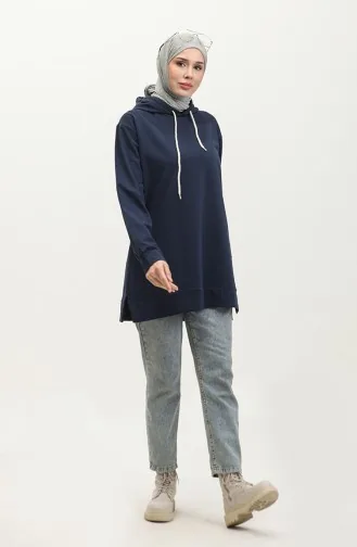 Sweat A Capuche 23081-02 Indigo 23081-02