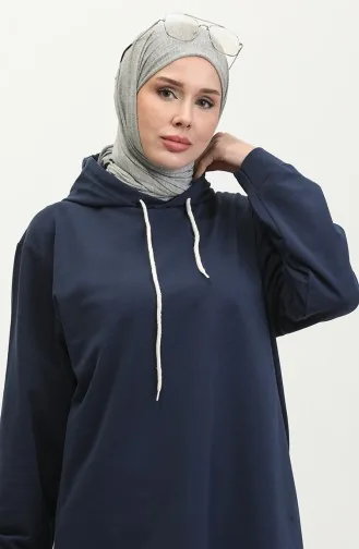 Sweat A Capuche 23081-02 Indigo 23081-02