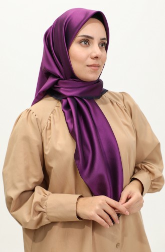 Plain Scarf 1266-07 Purple 1266-07